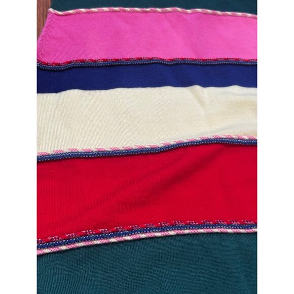 Rosie Assoulin Bow-Detailed Striped Wool Midi Fitted Dress XS Multicolor Runway - Picture 11 of 16